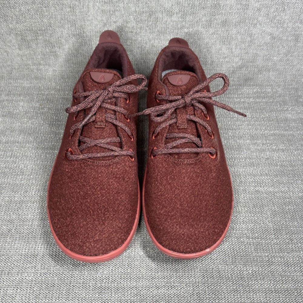Allbirds Merino Wool Runners Mens 11 Burgundy Maroon Low Top Sneakers WRM11 - Picture 2 of 12